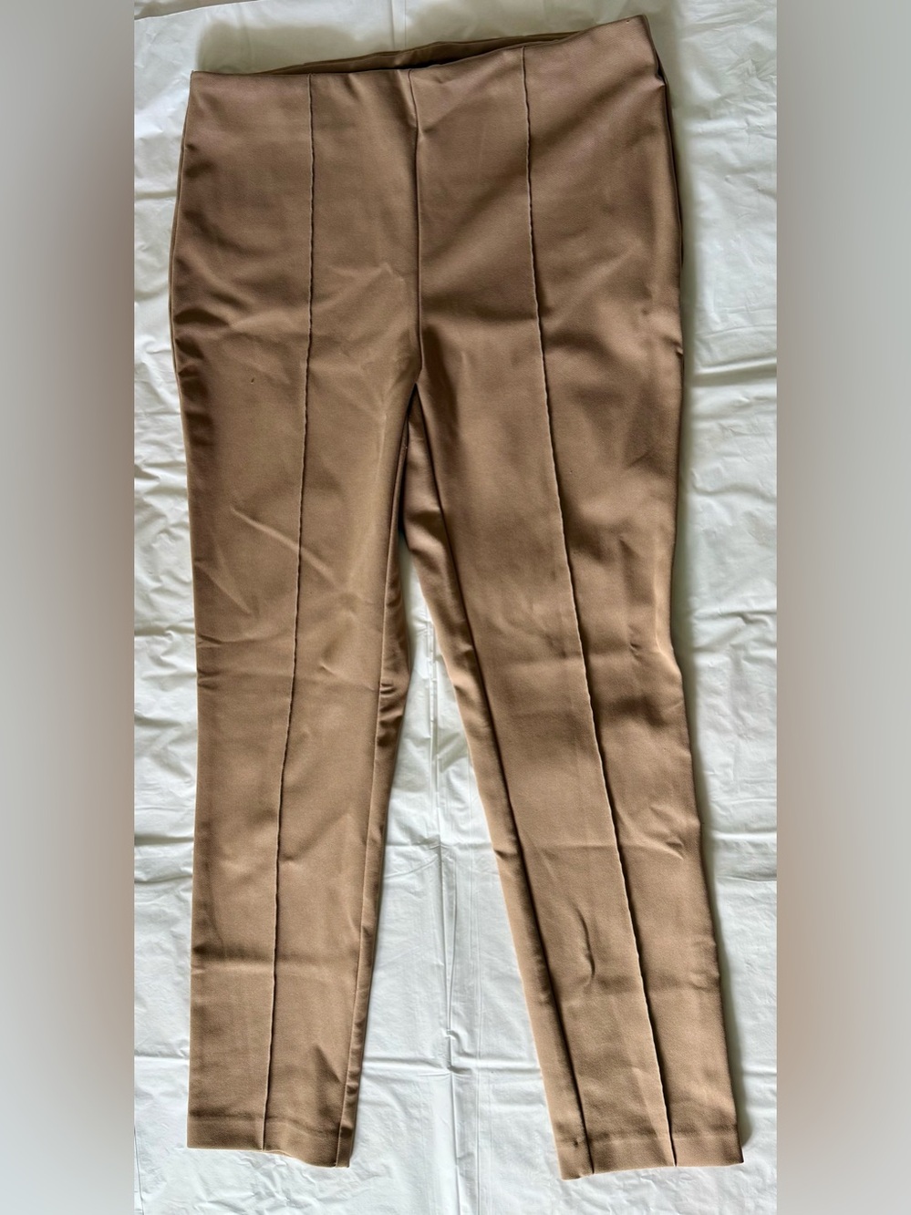 Rachel Zoe Tailored Camel Brown Ponte Pants